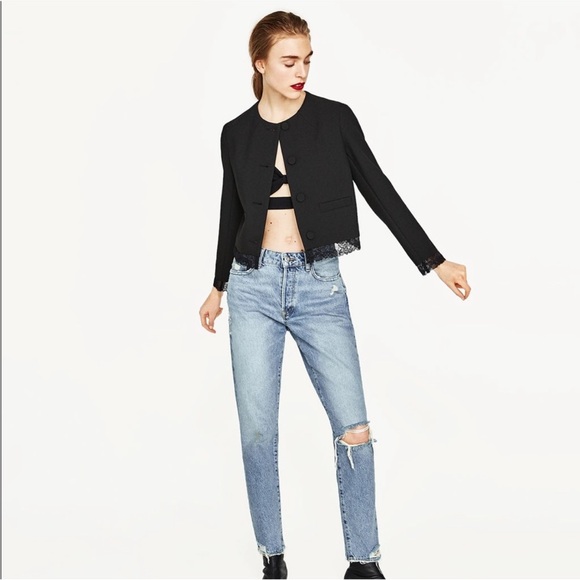 Zara | Trending Lace Blazer - Picture 2 of 12